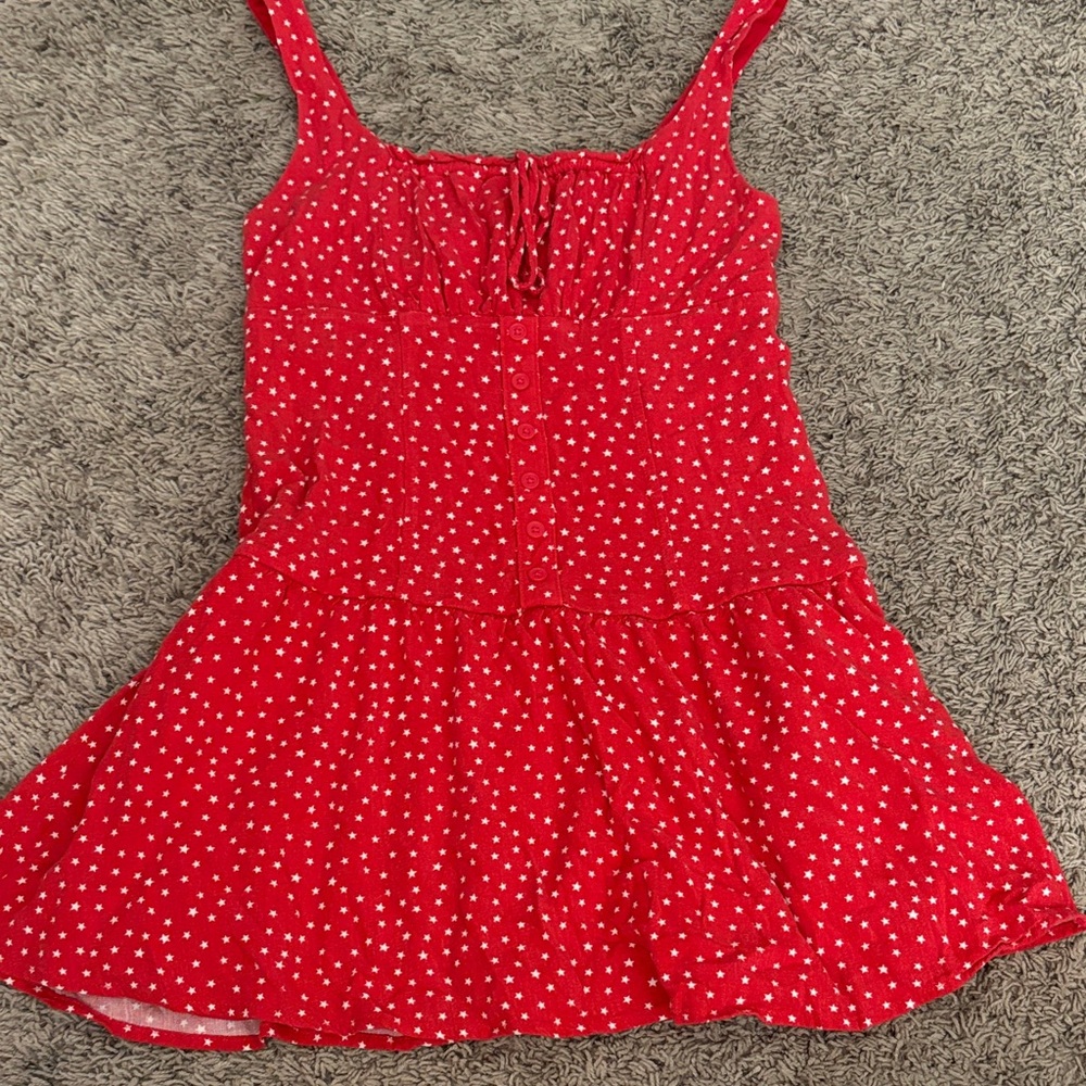 Wild Fable Red and White Striped Top